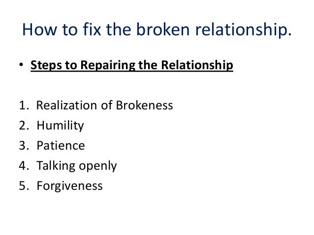 Fix I A Broken How Relationship Can Fix I A Broken How Relationship Can